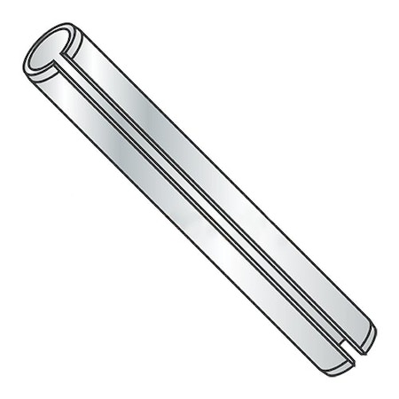 Newport Fasteners 3/8" x 4" Roll Pins/Steel/Zinc , 100PK 404471